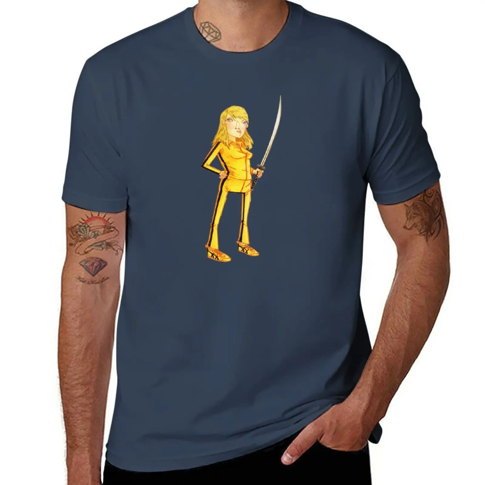 

New The Bride (Kill Bill) T-Shirt anime quick drying t-shirt man clothes black t-shirts for men