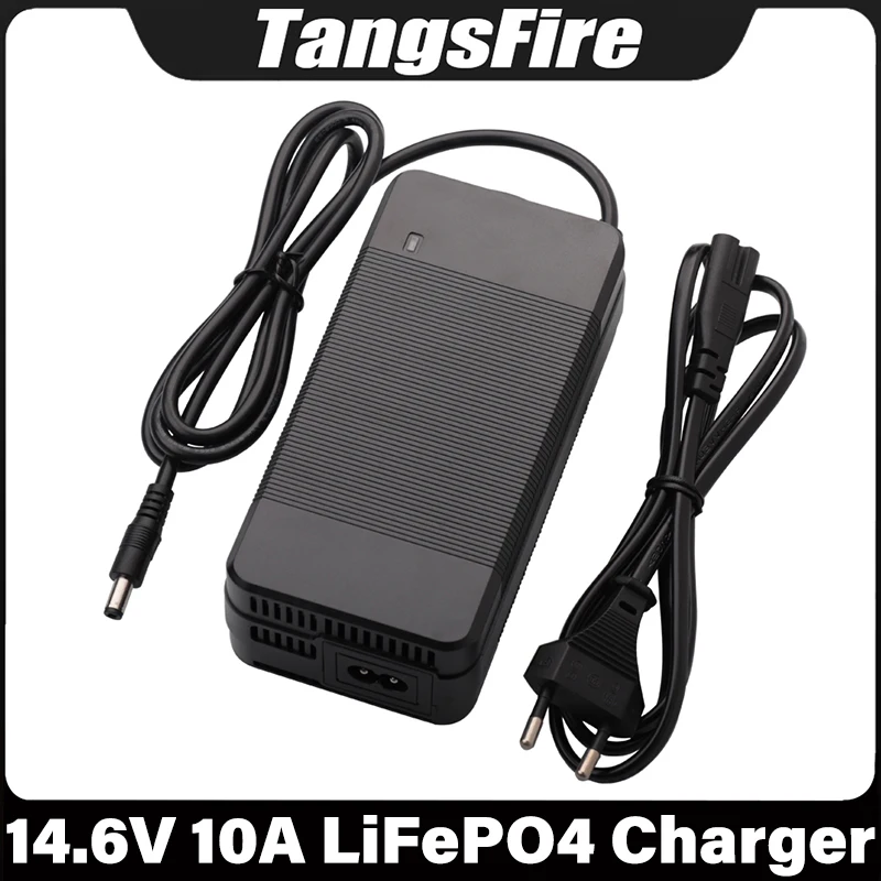 

Output 14.6V 10A LiFePO4 Battery Charger 4Series For 12.6V 12V 12.8V 14.4V LiFePO4 Battery Charger DC High Quality Connector