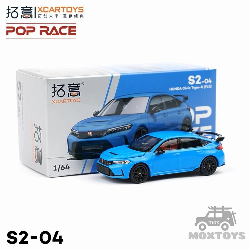 

XCarToys X POP RACE 1:64 Civia Type-R(FL5)-модель автомобиля под давлением с синим жемчугом BOOST