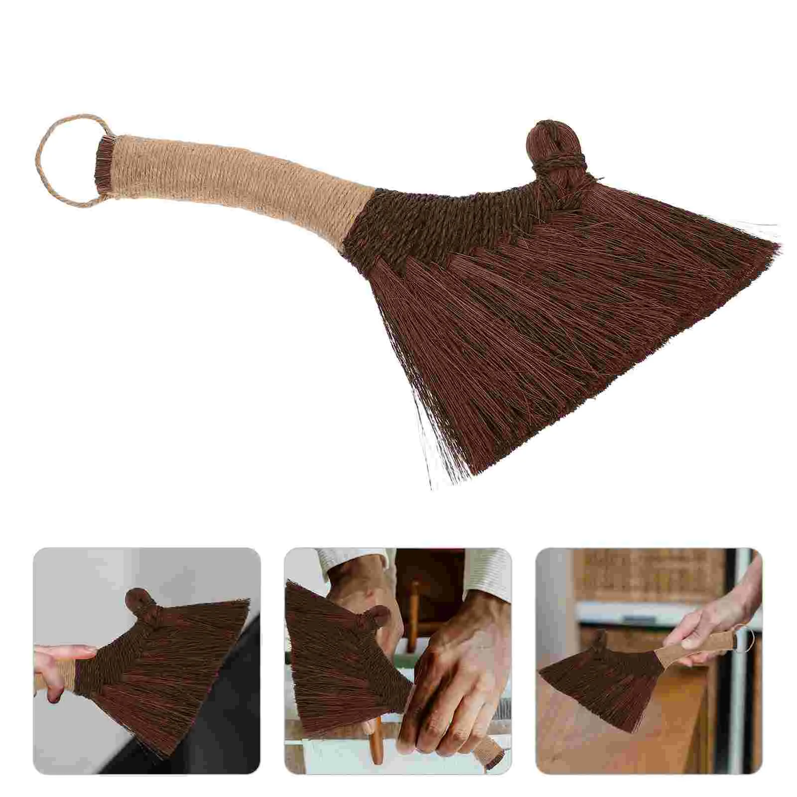 

Desktop Broom Driveway Cleaning Brush Household Dusting Sweeping Handheld Rope Floor Soft Small Shopping