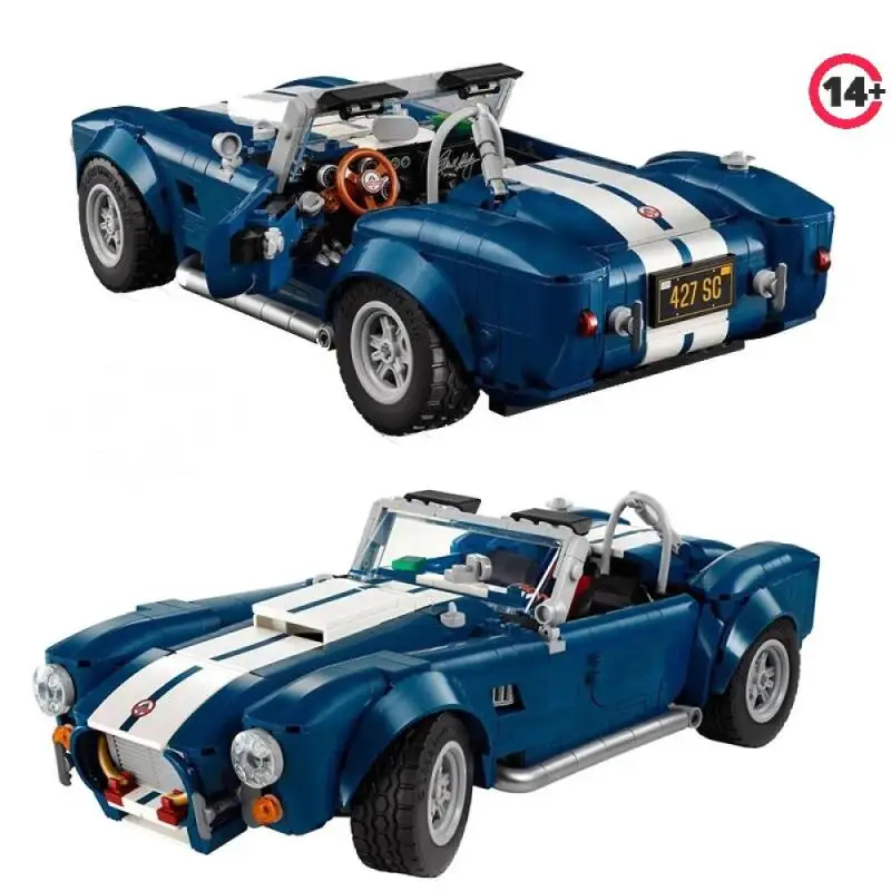 

In stock 1241PCS COBRA Technic Car Building Blocks - DIY Supercar Model Kit, Collectible Display for Adults