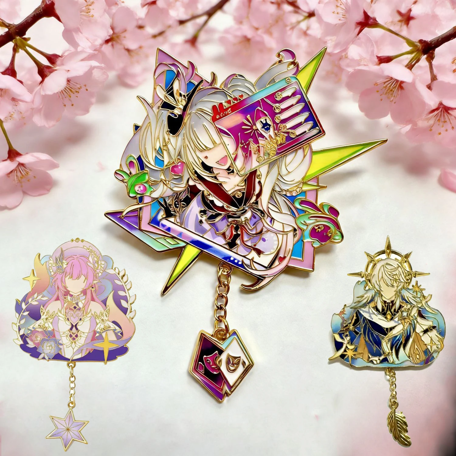 Honkai：Star Rail Sparkle Badges Cosplay Anime Game Hero Sunday Cyrene Brooches Cartoon Badges For Backpack Gifts Cute Pins
