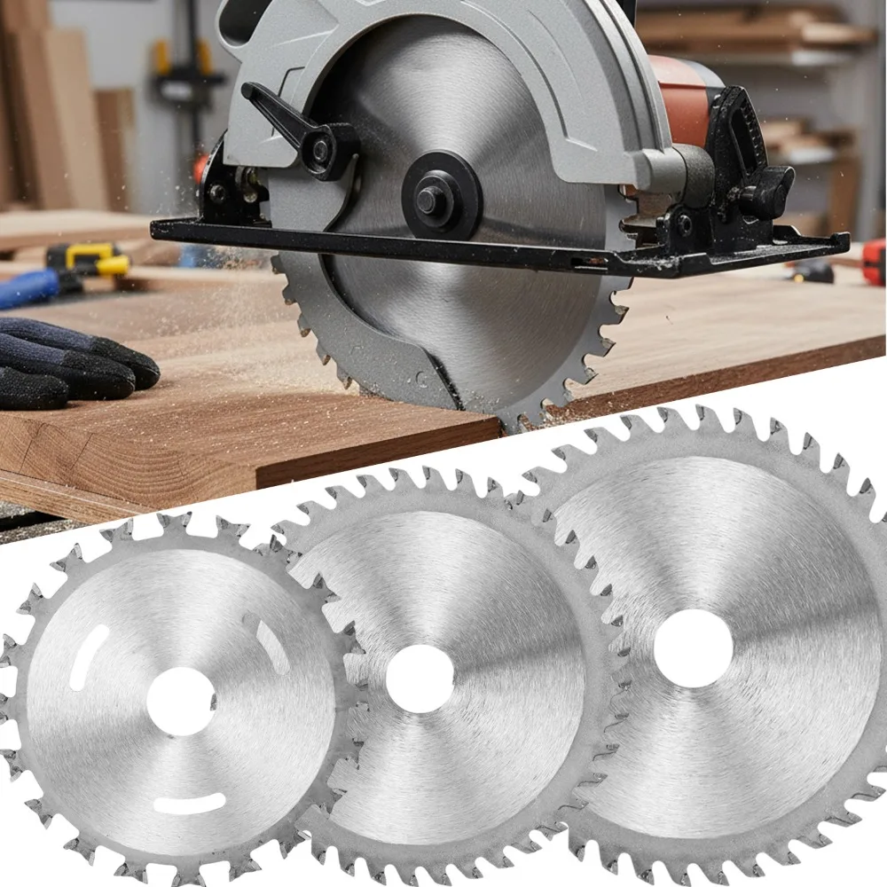 Woodworking Cutting Disc Small Circular Saw Blade for Wood Plastic Rotating Carbide Cutting Tools 20/30/40 Teeth 8000 Max RPM