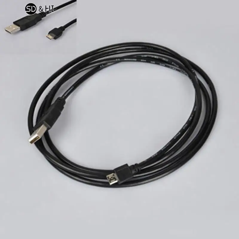 Cable de datos de carga micro usb negro para mando de ps4 playstation 4