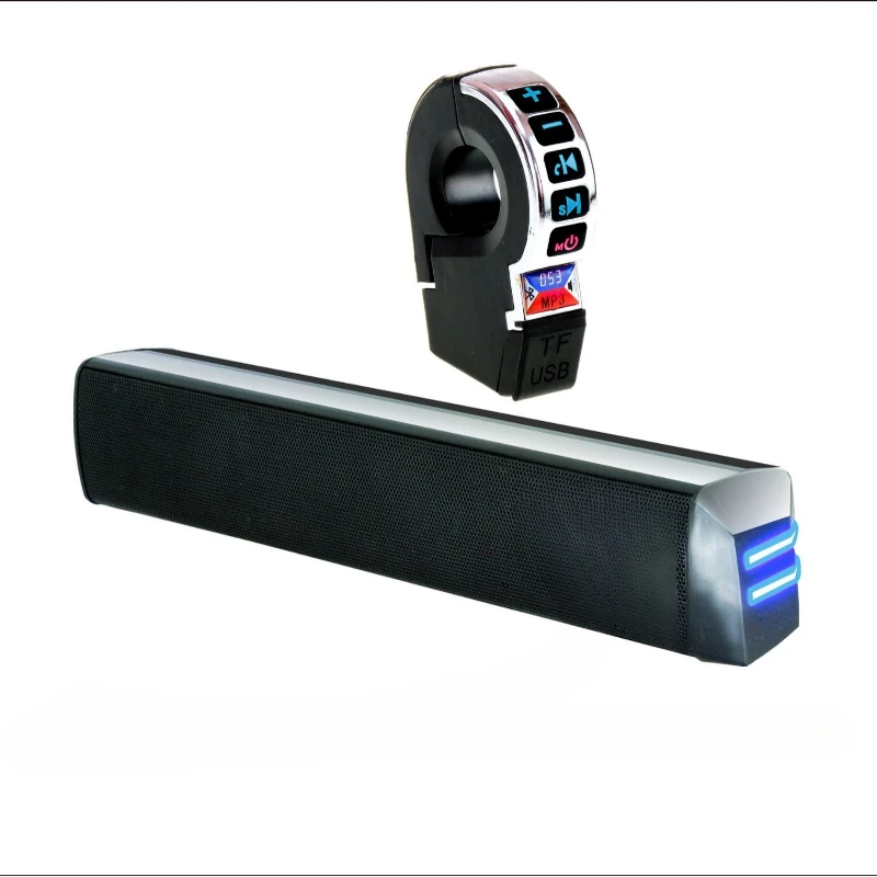 

12V motorcycle scooter tricycle special audio car handle switch charging bluetooth FM subwoofer