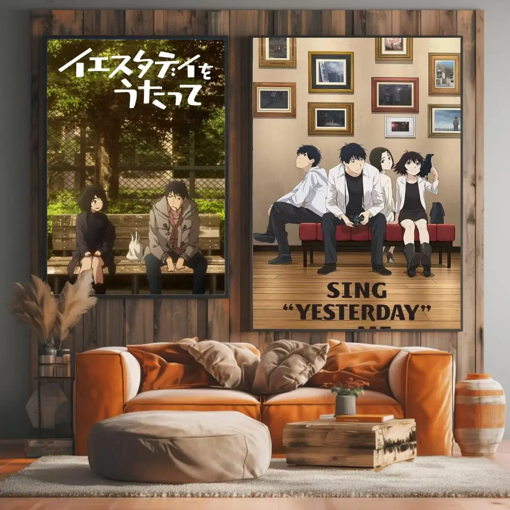 anime S-Sing Yesterday for Me-E Painting Calligraphy Artwork for Living Room Bedroom Office Home Decor