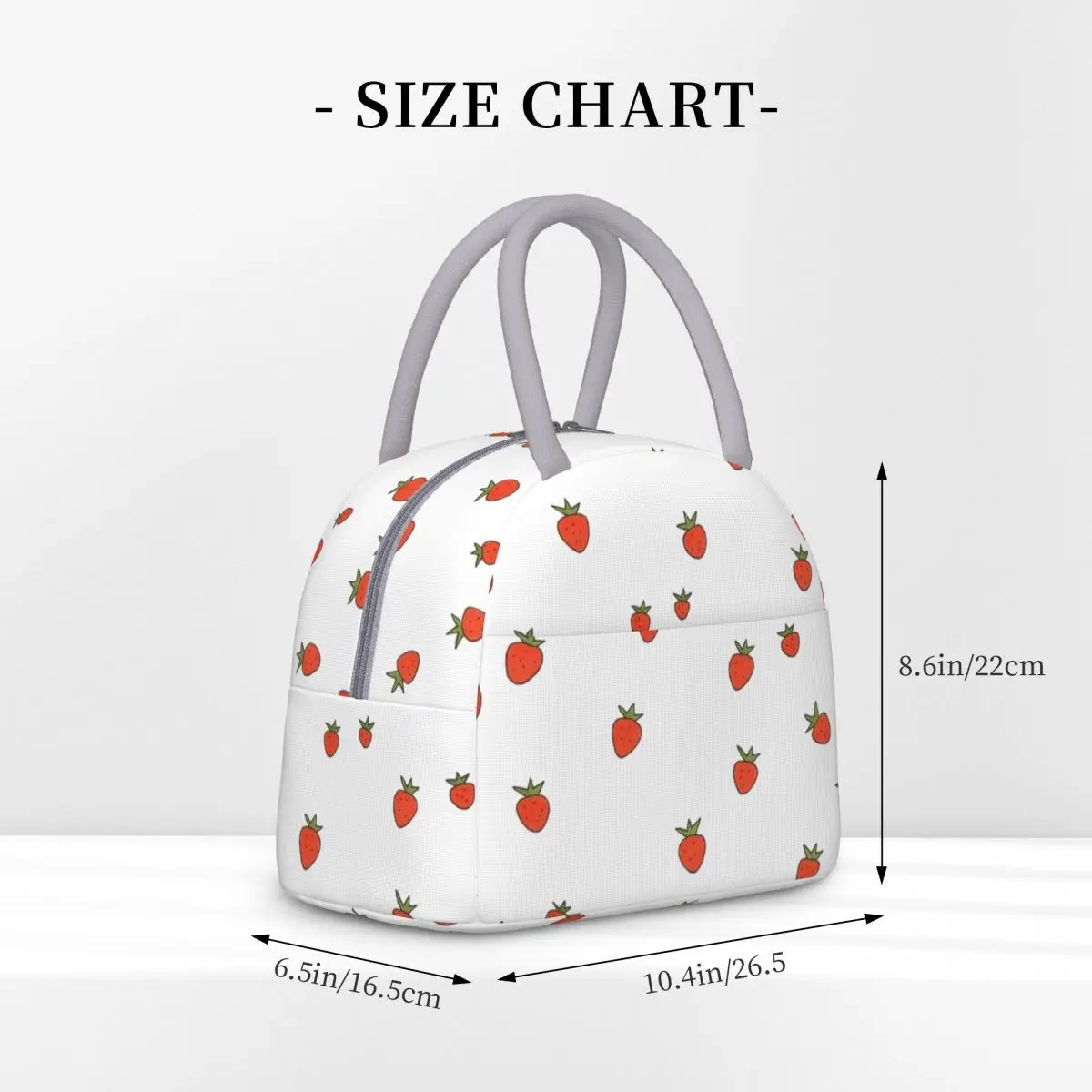 Strawberry Field Product Insulated Lunch Tote Bag For School Storage Food Boxes Portable Thermal Cooler Lunch Boxes