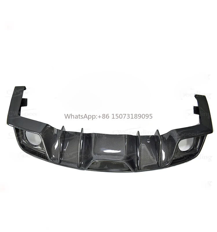 

AC Style Carbon Fiber Rear Bumper Diffuser for Ford Mustang 2015-2017 Spoiler Sutton