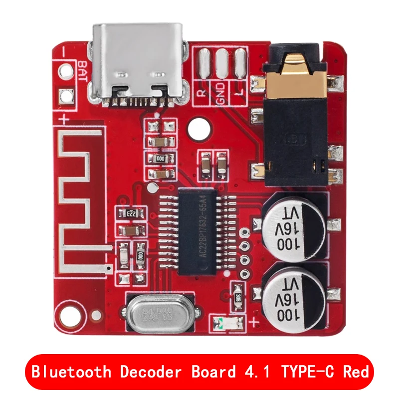 MP3 Bluetooth Decoder Board Lossless Car Speaker Audio Amplifier Board Modified Bluetooth 4.1 Circuit Stereo Receiver Module 5V