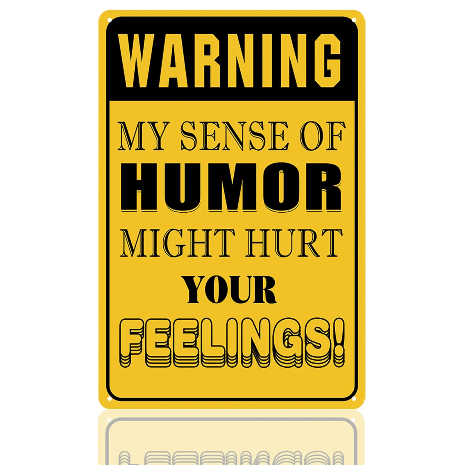 Funny Sarcastic Metal Tin Signs Garage Sign For Man Cave Bar Bedroom Decor For Men Bar Signs For Home Bar Wall Warning My Sense