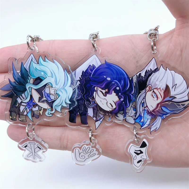 Genshin Impact Anime Chaveiro, Tighnari Dottore, Acessórios Doutor Nahida, Emblema para Mochila, Presente de Natal