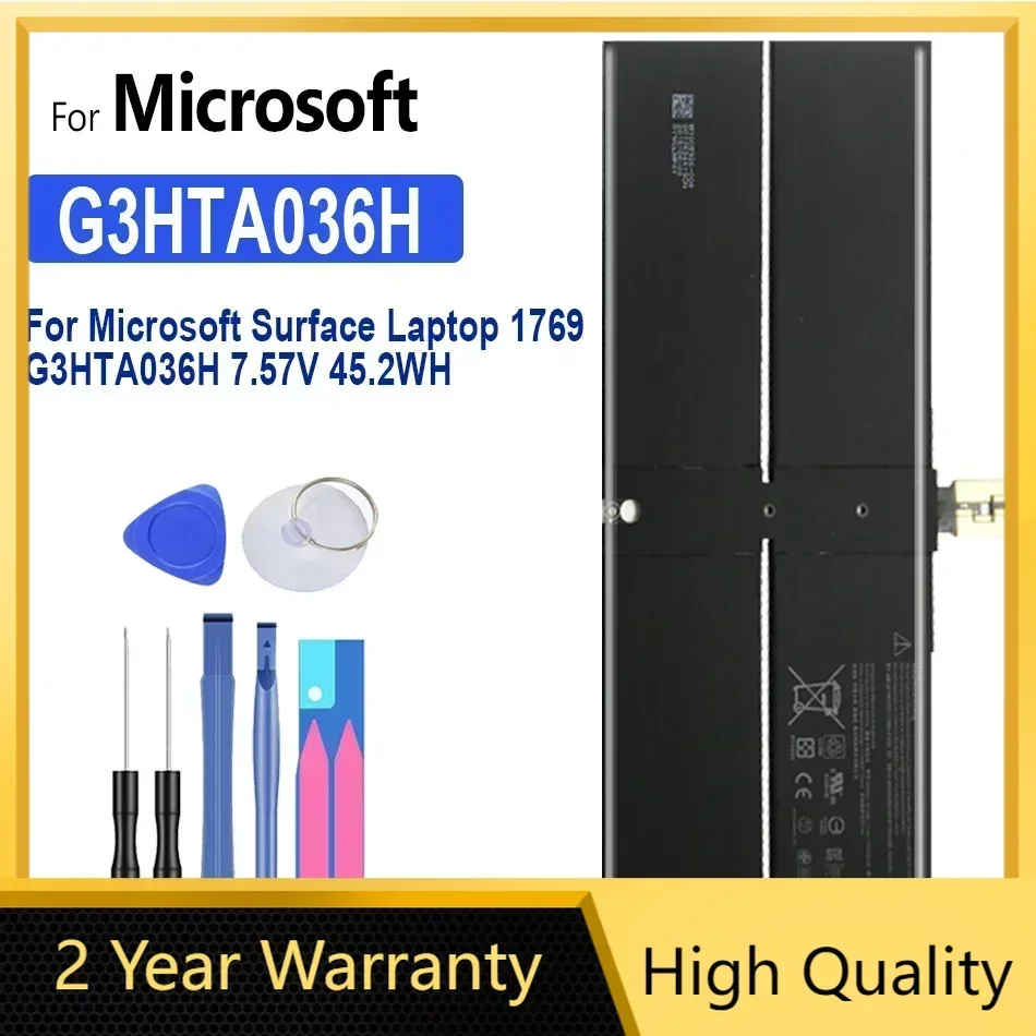 

Battery 5970mAh For Microsoft Surface Laptop 1769 G3HTA036H 7.57V