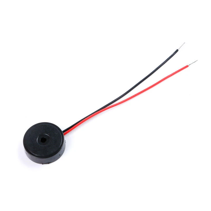 1404 Passive Piezoelectric Welding Wire Buzzer 14*4MM AC With Line Low Power Consumption Instrument Buzzer (5 Pcs)