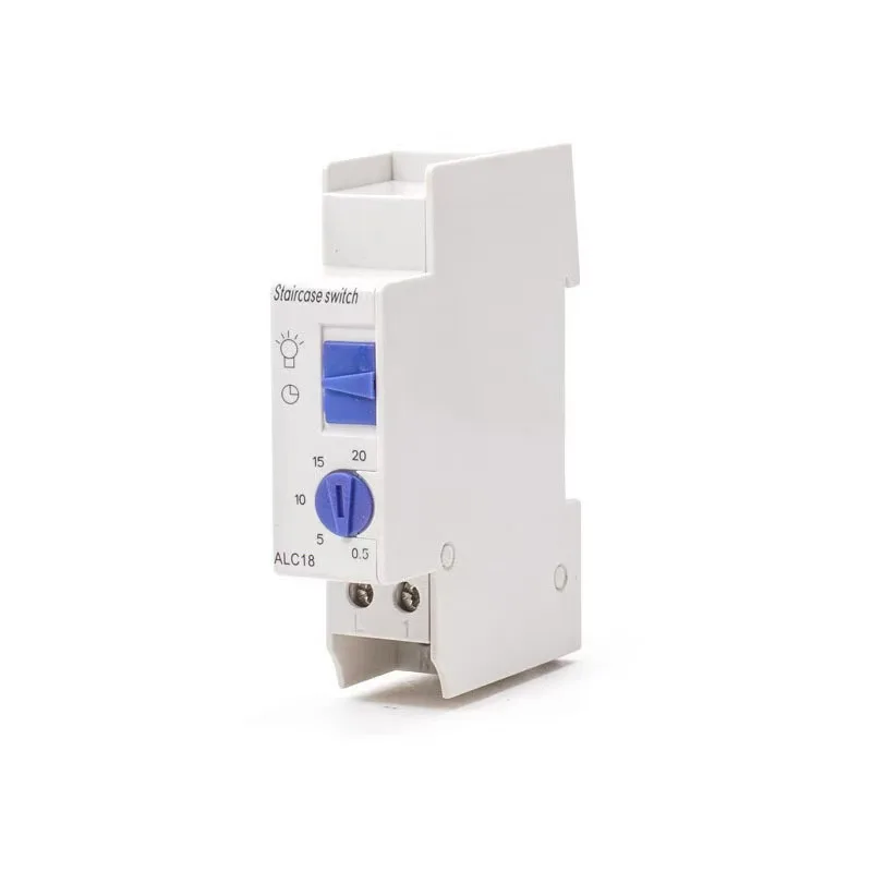 Staircase Lighting Timer Switch ALC18 Mini Mechanical Count Down Fast Time Switch 220V AC Smart Light Timer Relay Control