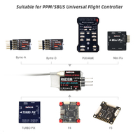 Radiolink R6DSM 2.4G 10CH RC Transmitter Receiver Mini Size SBUS/PWM Suitable for Racing Drones Compatible for AT9S/AT10/AT10II