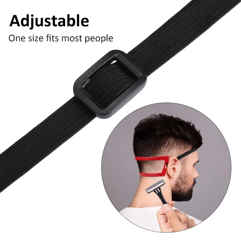 Beard Modeling Ruler Shaping Styling Tools Template Lineup Edge Up Cut Trimmer Stencil Barber Supplies Hair Trim Mustache