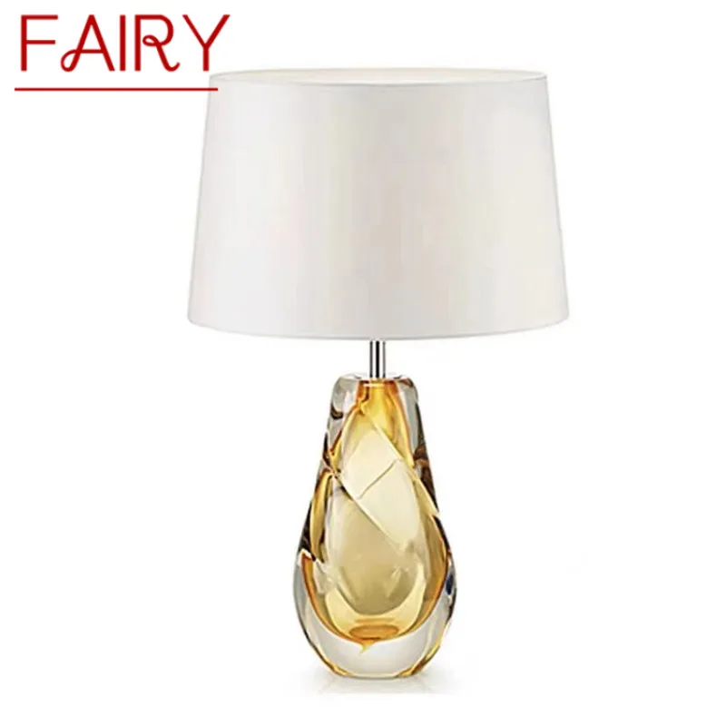 

FAIRY Nordic Modern Glaze Table Lamp Fashionable Art Iiving Room Bedroom Hotel LED Personality Originality Desk Light