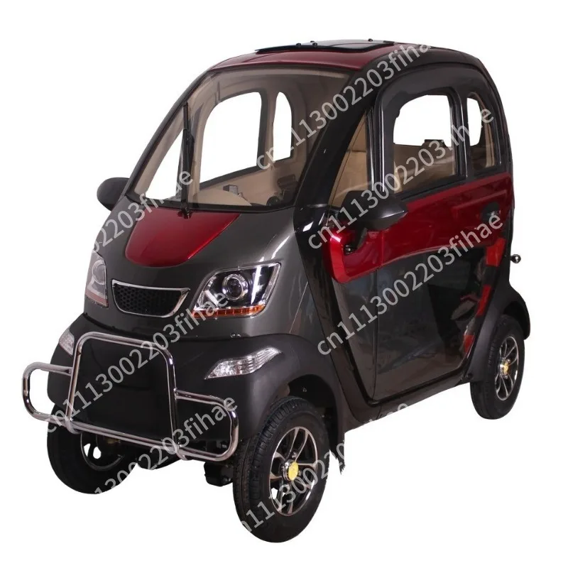Fully enclosed multi-functional adult four-wheel, small elderly scooter