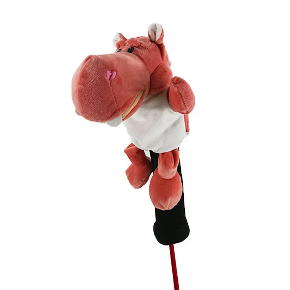 Long Neck Driver Accessories Golf Rod Sleeve Sets Golf Club Head Covers 1/3/5 Fairway Woods Plush Animal Headcover