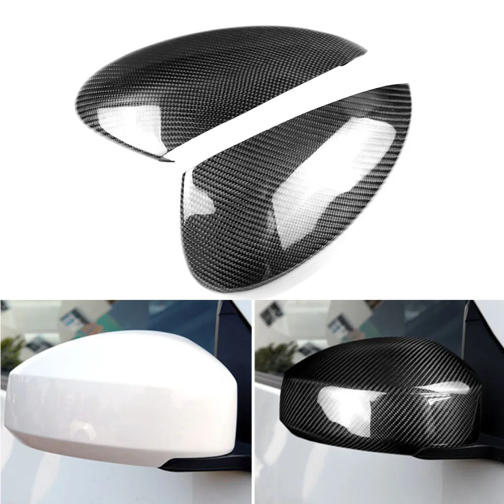 

2pcs Real Carbon Fiber Car Rearview Mirror Cover Trim For Nissan 350Z Z33 (2003-2006) Exterior Auto Styling Moldings