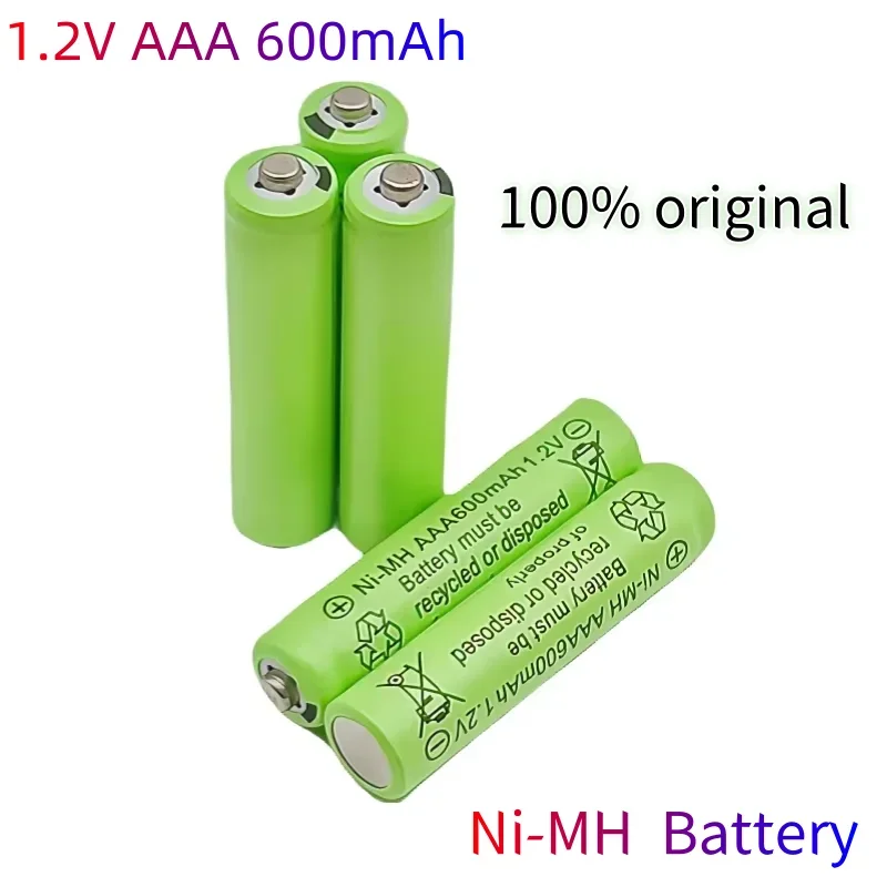 Uto-Batterie aste, 100% V, 1.2 mAh + 1.2V, A600mAh, haute qualité, adaptée aux horloges, aux souris, aux jouets, etc.