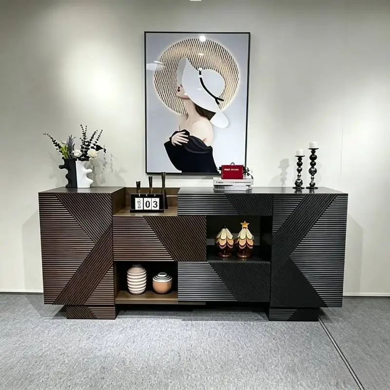 Living Room Luxury Shoe Cabinet Black Decoration Compartment Shelf Shoe Cabinet Display Corner Meuble Chaussures Home Furniture