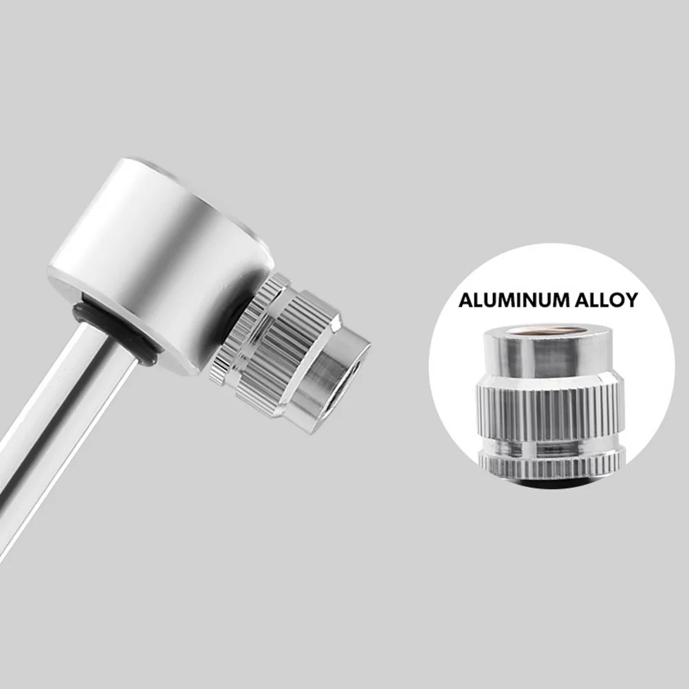 1세트 미니 자전거 타이어 펌프 휴대용 알루미늄 합금 인플레이터 사이클링 도로 산악 자전거 공기 펌프 스포츠 공용 컴팩트