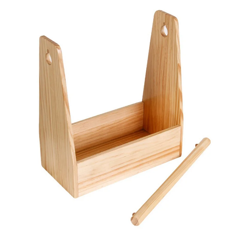 

Wooden Seasoning Box, Spice Jar Rack, Outdoor Seasoning Holder Organizer With Handle BBQ Seasoning Box Storage Shelf-LICG