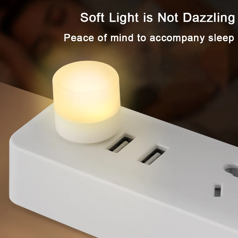 Portable USB Light LED Eye Protection Reading Light with USB for Power Bank/Computer Charging Book Lamps LED Laptop Night Light