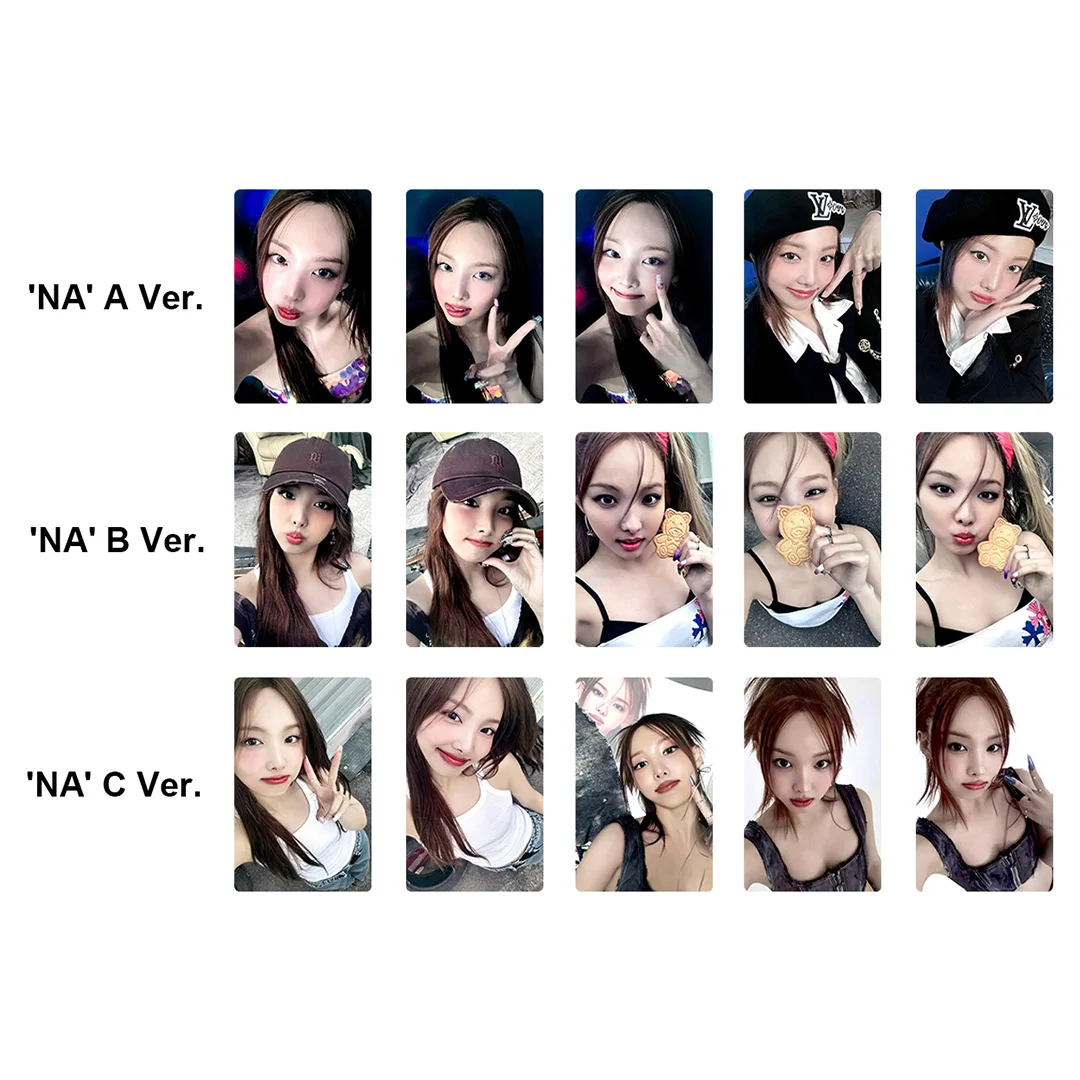 5Pcs/Set Girl Idol Group NaYeon New Album NA HD Printd Photocards High Quality Cute Personal Lomo Cards Fans Collection Gifts