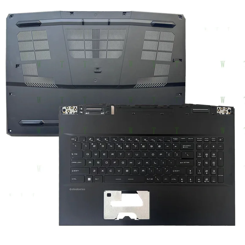 

TT New For MSI GP76 MS-17K1 MS-17K4 Upepr Case Palmrest With Keyboard/Bottom Case