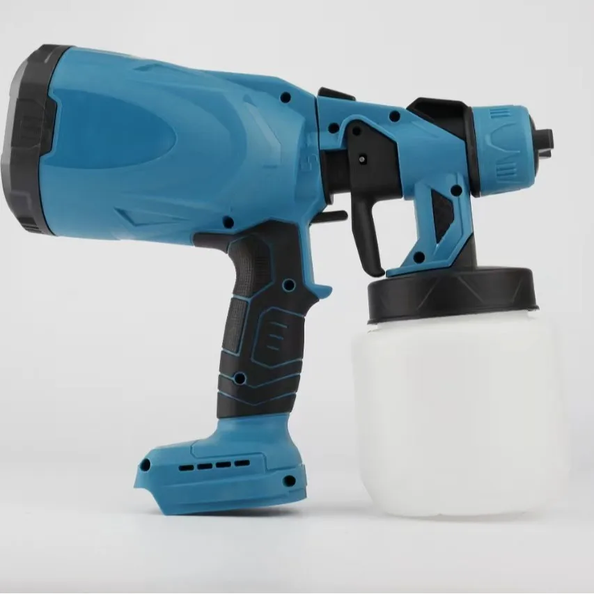 التجارة الخارجية عبر الحدود متعددة الوظائف بطارية الليثيوم مسدس الطلاء الديكور الداخلي ارتفاع ضغط بندقية رذاذ الجسم كله ديس