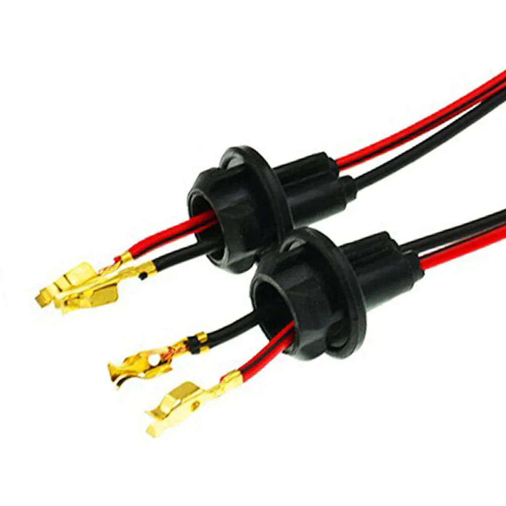 

9 Pcs Socket Instrument Light Bulb Connector Lamp Holder Adapter T10 Fog Lights Black Base