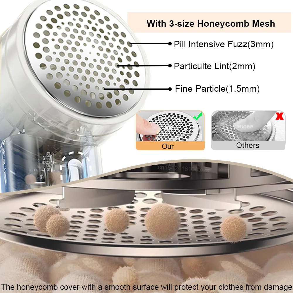 Lint Remover Professional Lint Remover For Clothes USB Rechargeable Electric Clothes Lint Shaver Machine Hair Ball Lint Trimmer