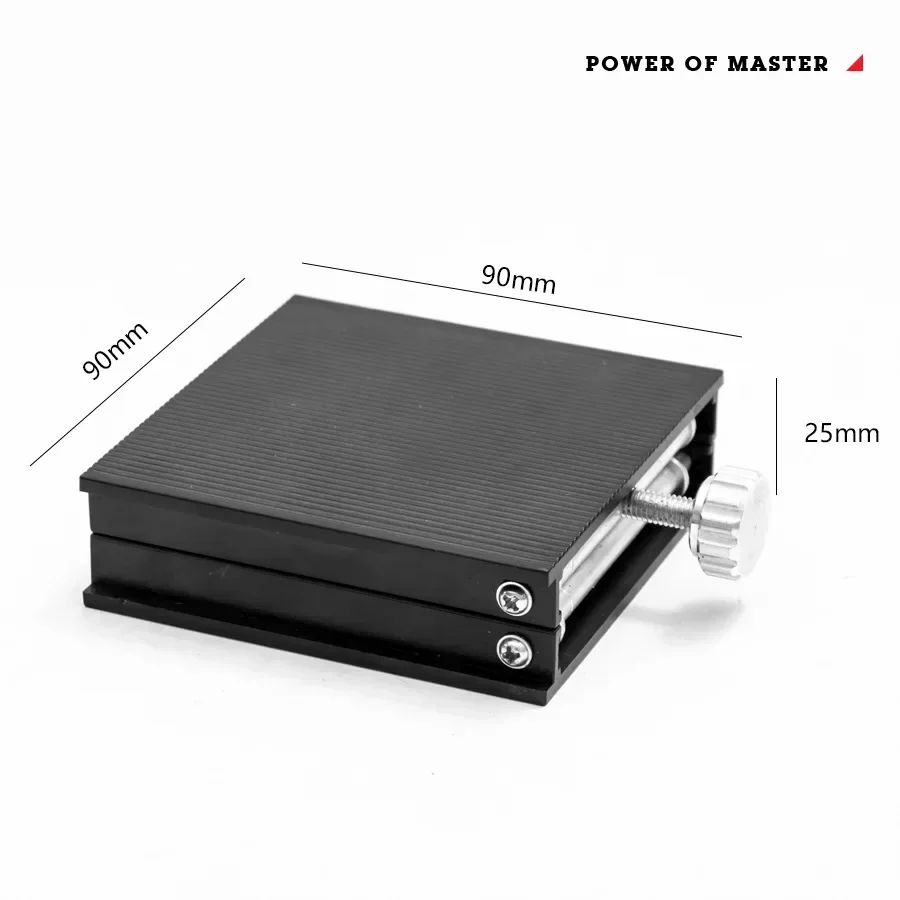 90*90mm Laser Level Bracket Router Plate Table Woodwork Machinery Laboratory Lifting Stand Manual Lift Platform Carpenter Tool