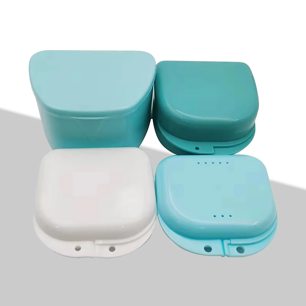 

Пластиковый чехол для зубных протезов, водонепроницаемый стоматологический лоток для вставных зубов/фиксаторов, компактный дорожный контейнер для хранения, противопыльный держатель