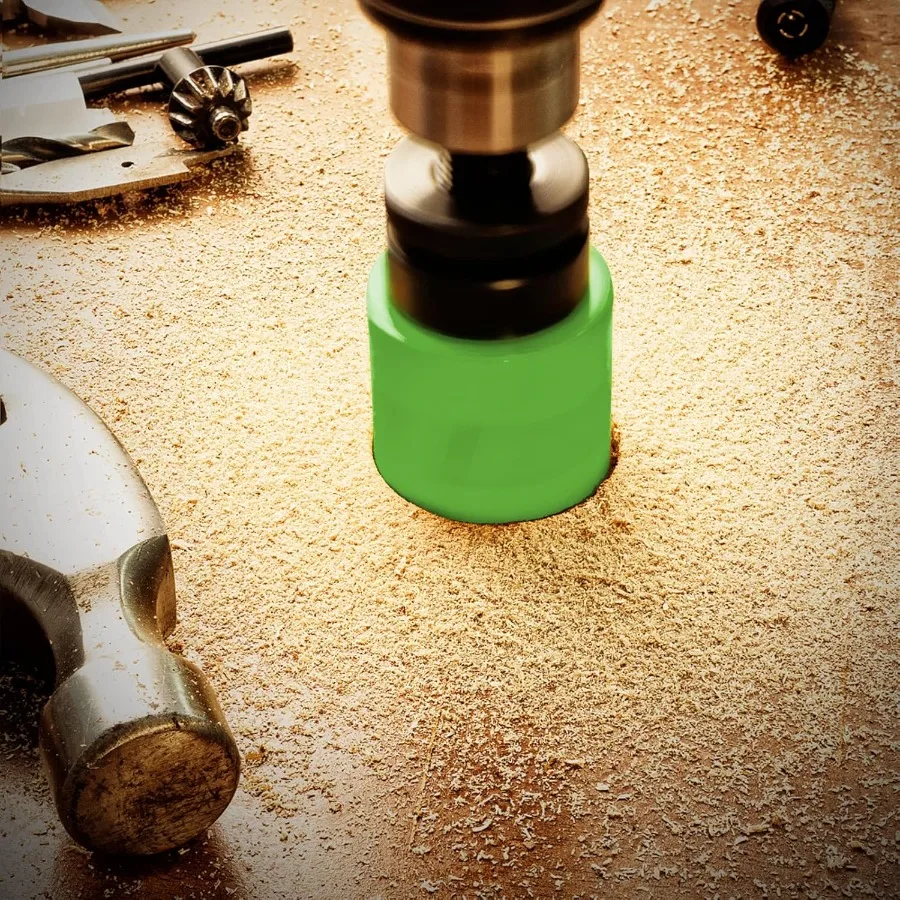 Set Mata Bor Lubang 18 Buah BiMetal, Mata Bor Lubang Tugas Berat dengan Kotak Penyimpanan, Ideal untuk Papan Cornhole Logam, Kayu, Plastik