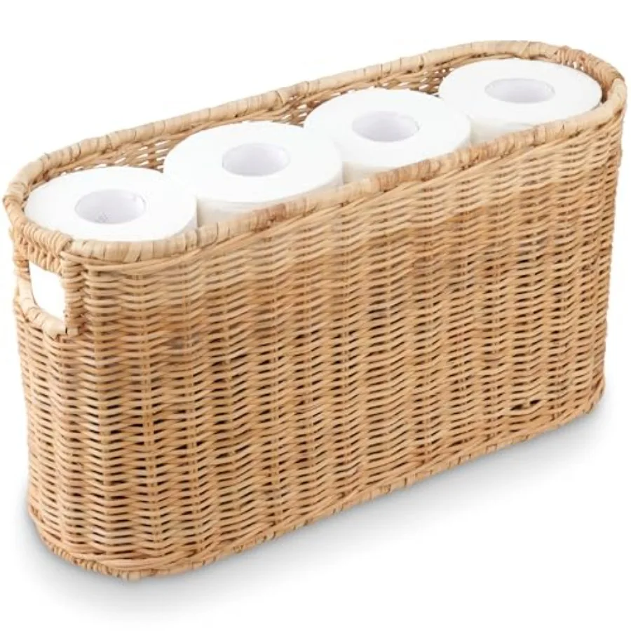 

Rattan Toilet Paper Storage Basket