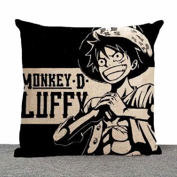 40Cm One Piece Luffy Roronoa Zoro Pillow Shanks Rayleigh Sofa Pillow Cushion Car Pillow Includes Pillow Core Holiday Gift Toys