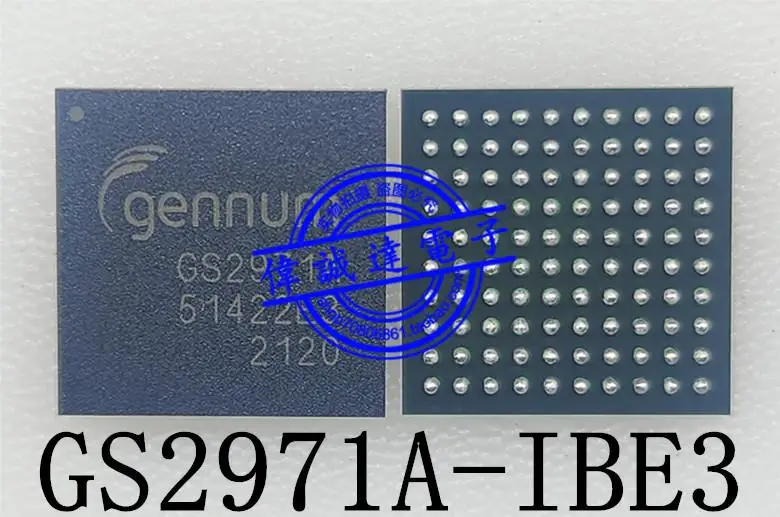 1PCS New Original GS2971A-IBE3  GS2971A BGA100  100