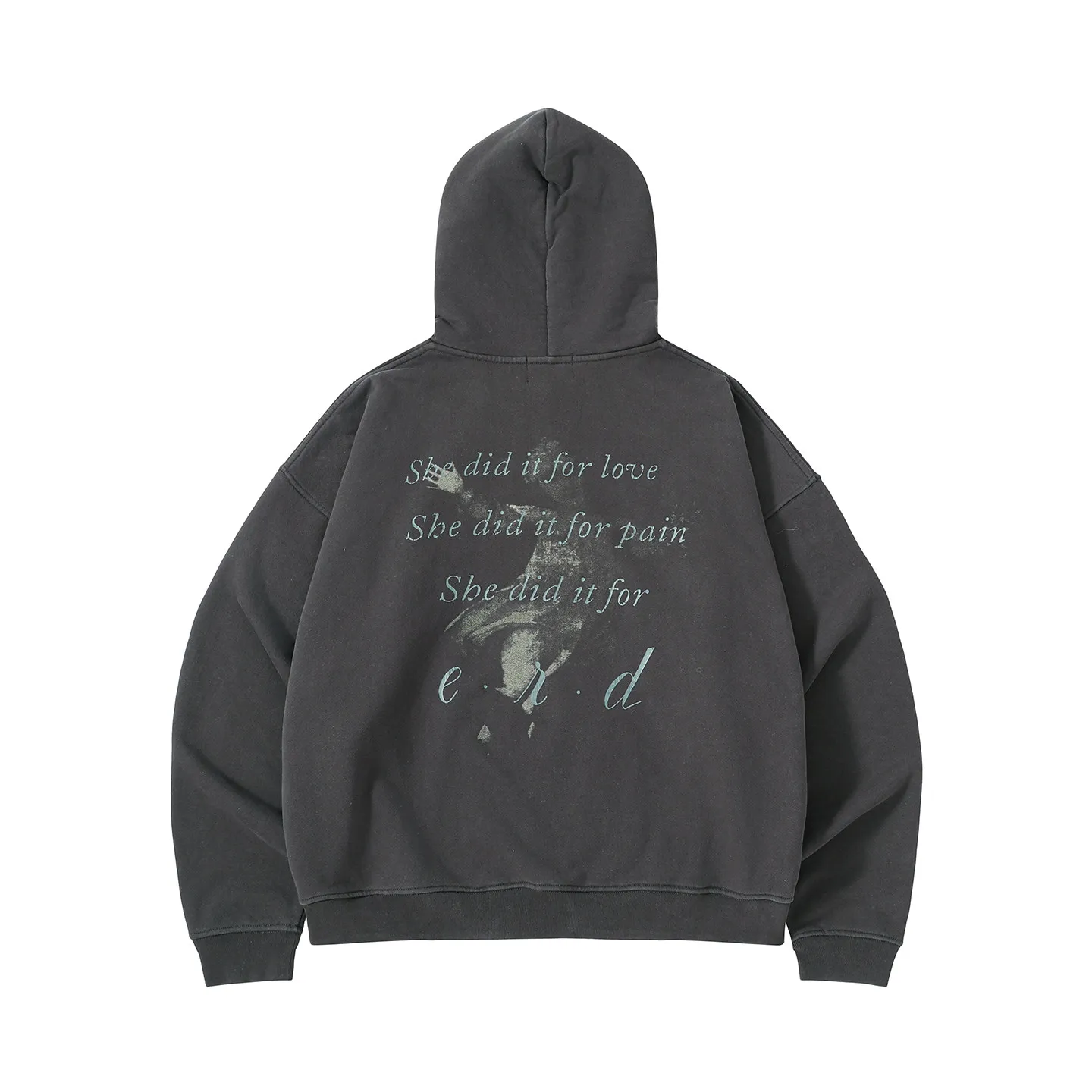 ER/D Lonely Well Washed Old Loose Sweater Hoodie 25FW
