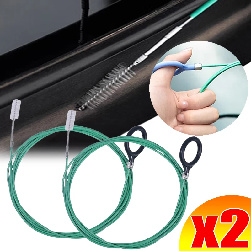 3M Drain Hole Cleaning Brush Flexible Car Drain Dredge Sunroof Cleaning Scrub Brush Tool Accessories Skylight Drain Pipe Brush