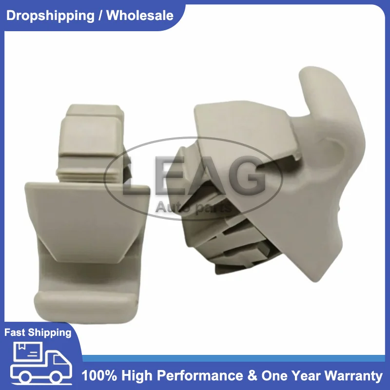 

2PCS MR779704 MR779705 Sun Visor Hook Holder Clip for Mitsubishi Montero MK3 Pajero 2000-2006 Sunvisor Hanger Hook
