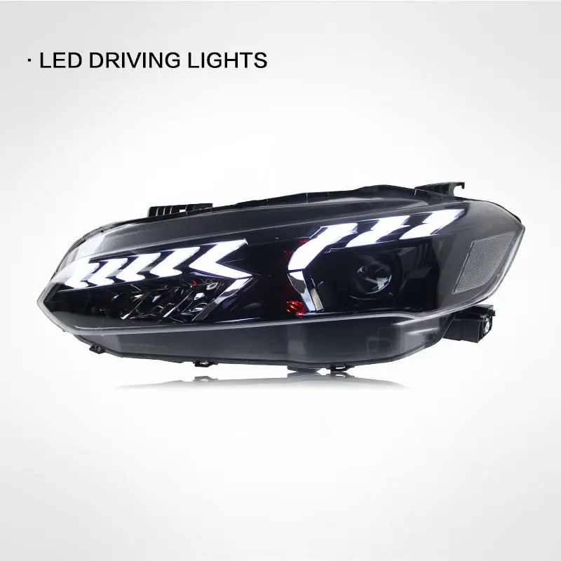 Suitable for 22-23 11th generation Civic headlight assembly modified LED lens daytime running light streamer turn signal