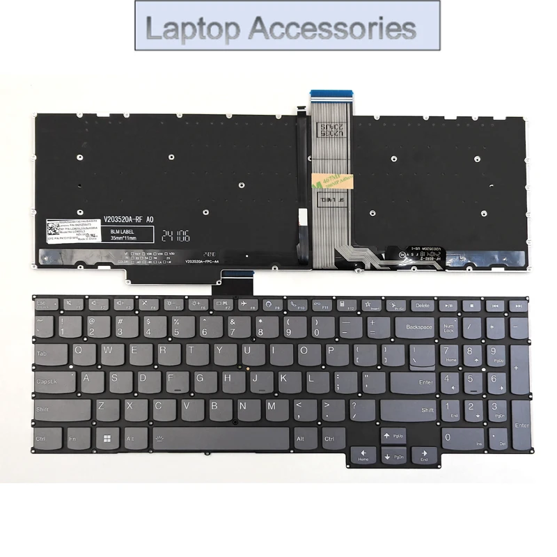 

Новая клавиатура для ноутбука Lenovo ThinkBook 16p G2 ACH 16p G3 ARH 16p G4 IRH NX ARH ThinkBook 16 G4+ ARA IAP, США, черная с подсветкой