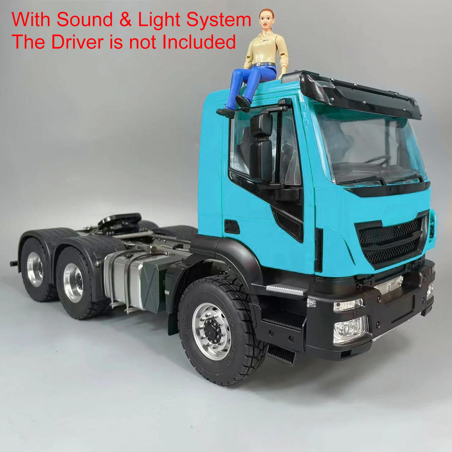 1/14 6x6 6x4 RC Tractor Truck  TOUCAN 2 Speed Transmission Painted Assembled Radio Control Car Sounds Lights Vehicle Toys Model