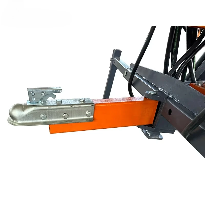 Forestry Firewood Logging Crane Timber Trailer Log Trailer with Hydraulic Timber Loading Crane Remolque