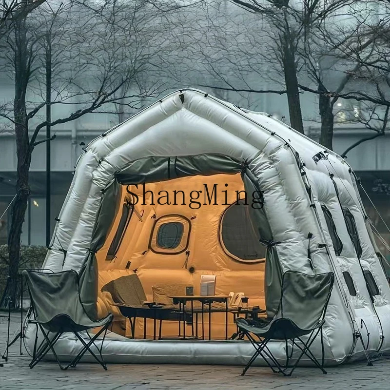 

SM inflatable tent outdoor family dinner camping quick open tent portable foldable