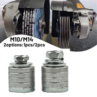 M14 M10 angle grinder adapter grooving Machine Adapter Conversion Kit Flange Metal Lock Nuts Slotting 125 150 Type