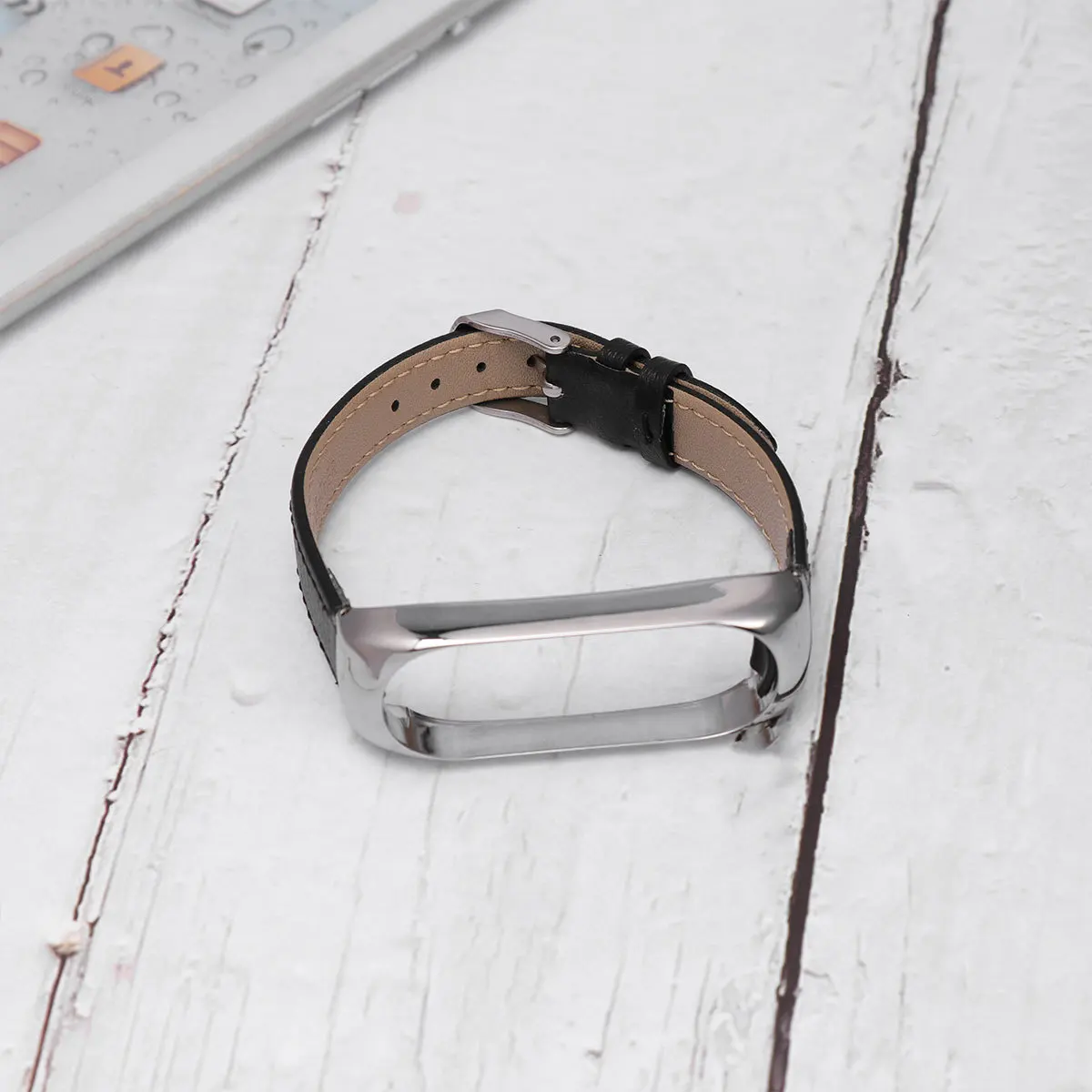 

1pc Cowhide Watch Durable Replacement Bracelet Watch Bracelet Strap For Band 4 Strap For Band 4